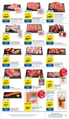 akční leták Tesco 22.10.2025-27.10.2025