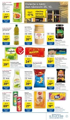 akční leták Tesco 22.10.2025-27.10.2025