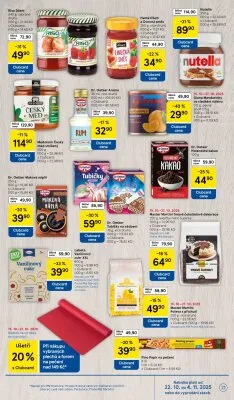akční leták Tesco 22.10.2025-27.10.2025