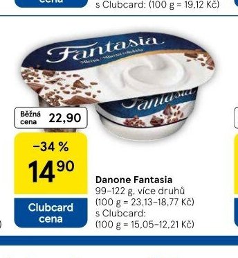 Danone Fantasia 99-122 g