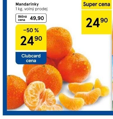 Mandarinky 1 kg