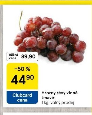 Hrozny révy vinné tmavé