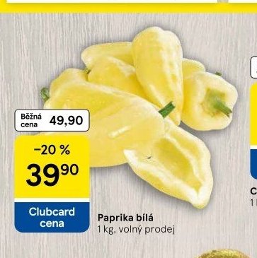 Paprika bílá