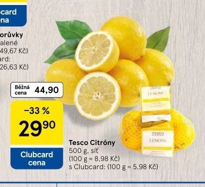 Tesco Citróny