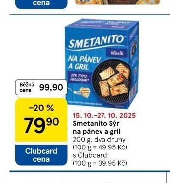 Smetanito Sýr na pánev a gril