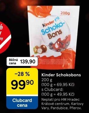 Bonbony Schokobons Kinder