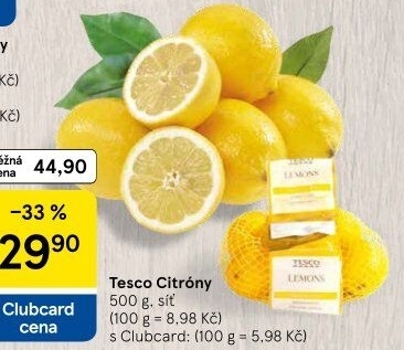 Citrony Tesco