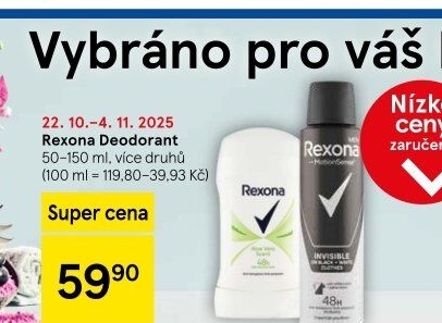 Deodoranty Rexona