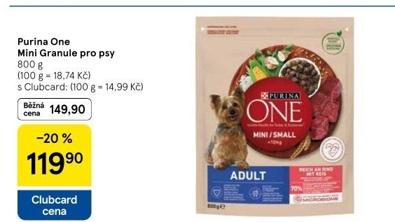 Granule pro psy One Purina