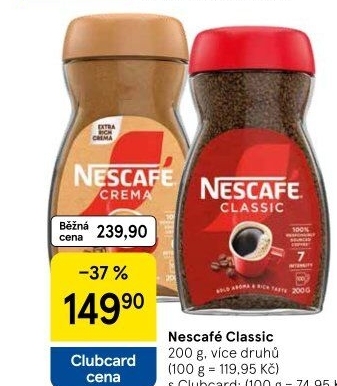 Instantní káva Nescafé Classic