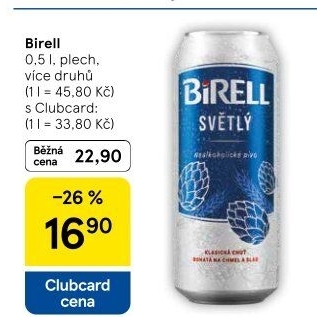 Nealkoholické pivo Birell