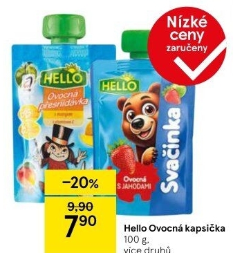 Ovocná kapsička Hello