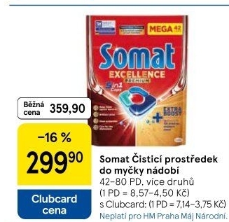 Prostředky do myčky Somat