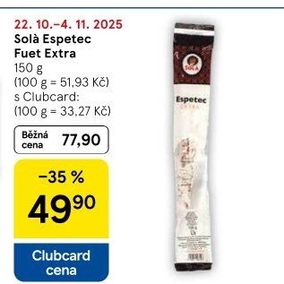 Salám Fuet Espetec Extra Solá