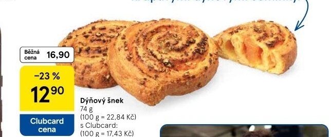 Šnek se slanou náplní