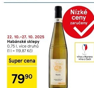 Vína Habánské sklepy