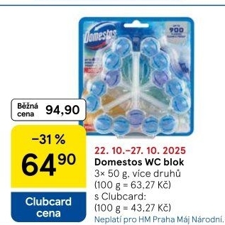 WC bloky Domestos