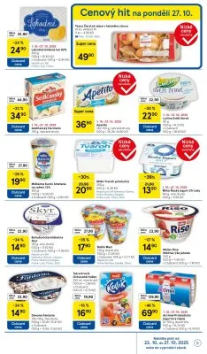 akční leták Tesco 22.10.2025-27.10.2025