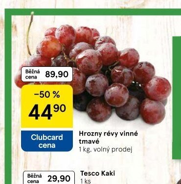Hrozny révy vinné tmavé