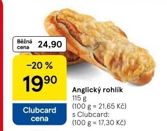 Anglický rohlík