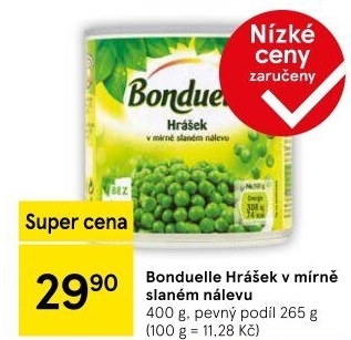 Hrášek Bonduelle