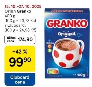 Instantní kakao Granko Orion