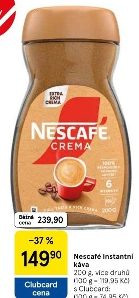 Instantní kávy Nescafé