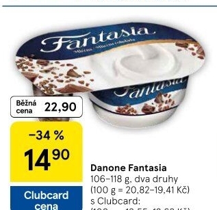 Jogurt Fantasia Danone