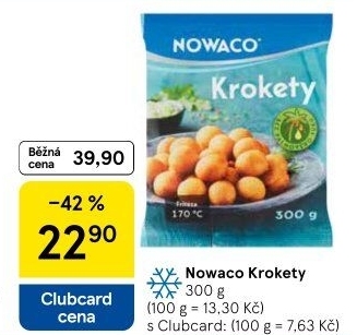 Krokety mražené Nowaco