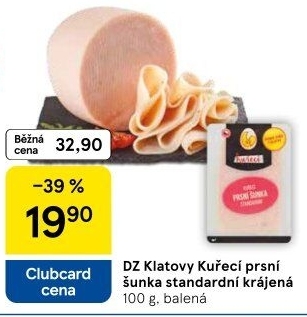 Kuřecí šunka prsní standard DZ Klatovy
