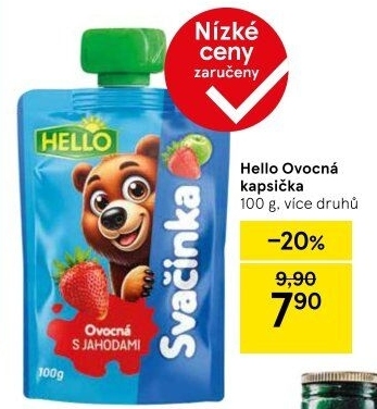 Ovocná kapsička Hello