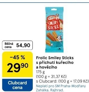 Pamlsky pro psy Smiley sticks Frolic