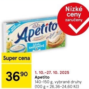 Sýr tavený Apetito