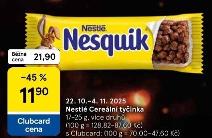 Tyčinka cereální Nestlé