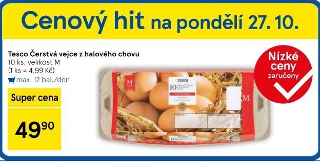 Vejce M Tesco