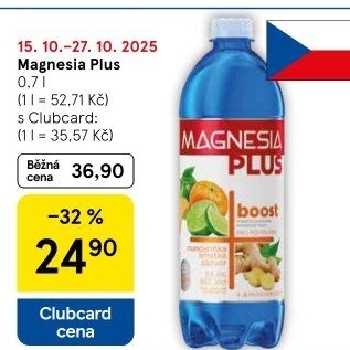 Voda ochucená plus Magnesia