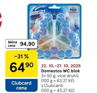WC bloky Domestos