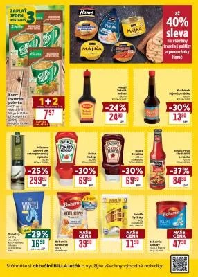 akční leták BILLA 22.10.2025-28.10.2025