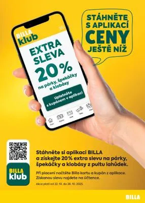 akční leták BILLA 22.10.2025-28.10.2025