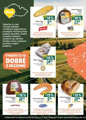 akční leták BILLA 22.10.2025-28.10.2025