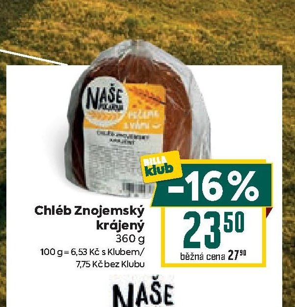 Chléb Znojemský krájený
