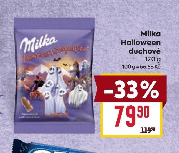 Milka Halloween duchové 120 g