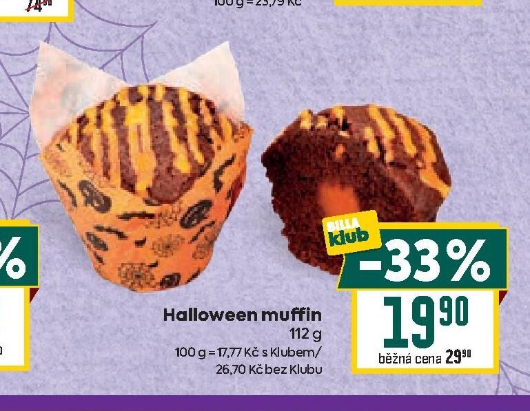 Halloween muffin 112 g