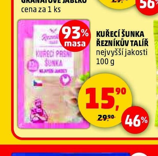 KUŘECÍ ŠUNKA ŘEZNÍKŮV TALÍŘ
