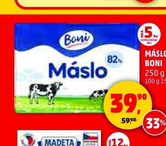 MÁSLO BONI