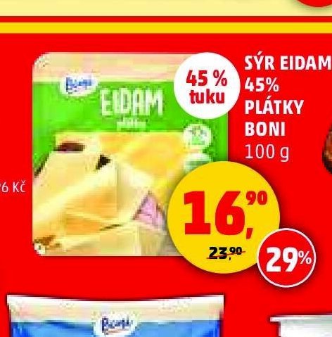 SÝR EIDAM PLÁTKY BONI