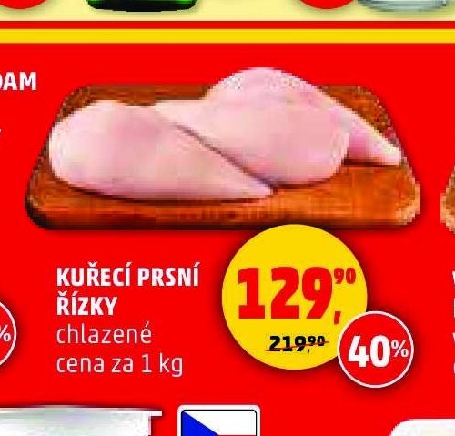 KUŘECÍ PRSNÍ ŘÍZKY