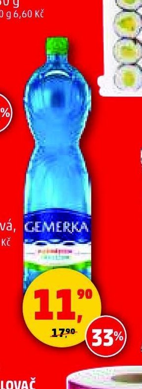 MINERÁLNÍ VODA GEMERKA
