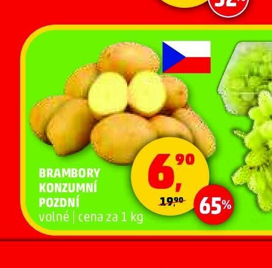 BRAMBORY KONZUMNÍ POZDNÍ