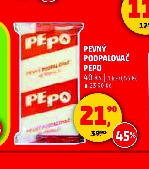 PEVNÝ PODPALOVAČ PEPO